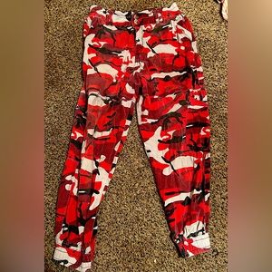 Red Camo Pants